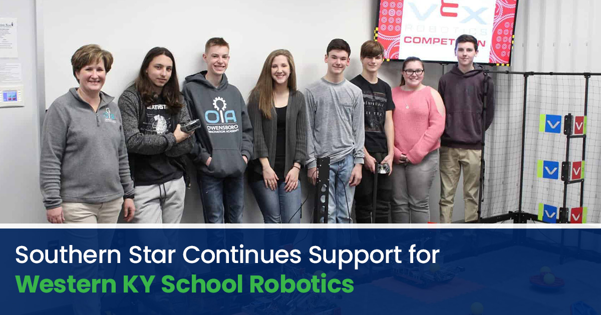 Southern Star continues support for Western KY school robotics teams