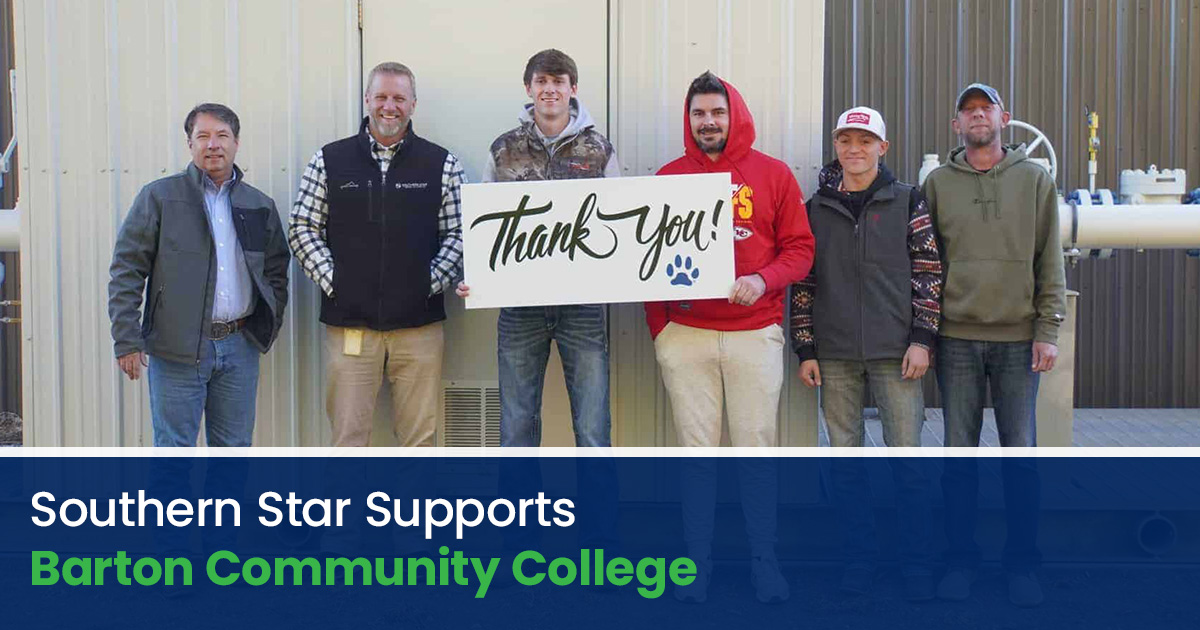 Southern Star supports Barton Community College natural gas education program through donation of equipment