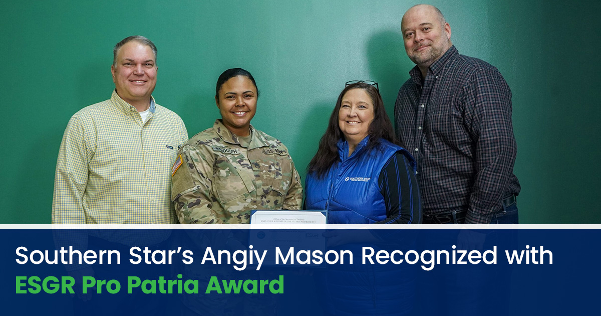 Southern Star’s Angiy Mason recognized with ESGR Patriot Award 