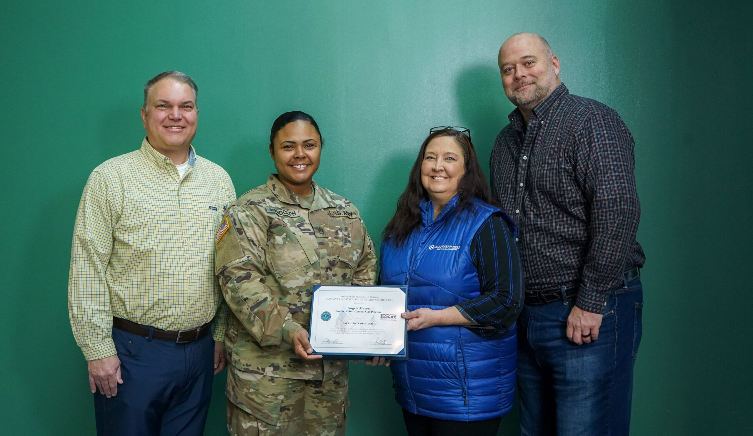 Southern Star’s Angiy Mason recognized with ESGR Patriot Award ...