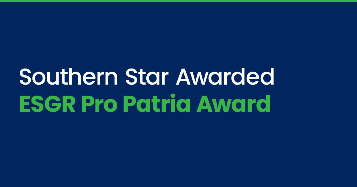 Southern Star awarded ESGR Pro Patria Award 