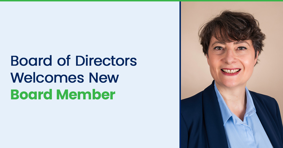 Board of Directors Welcomes New Board Member 