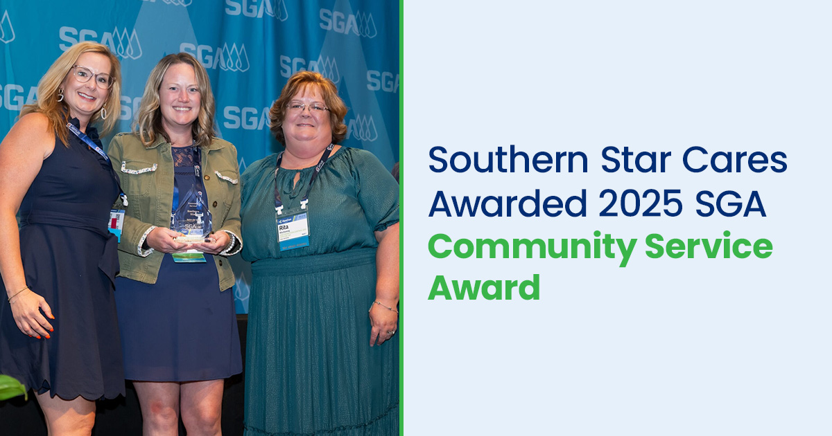 Southern Star Cares awarded 2025 SGA Community Service Award