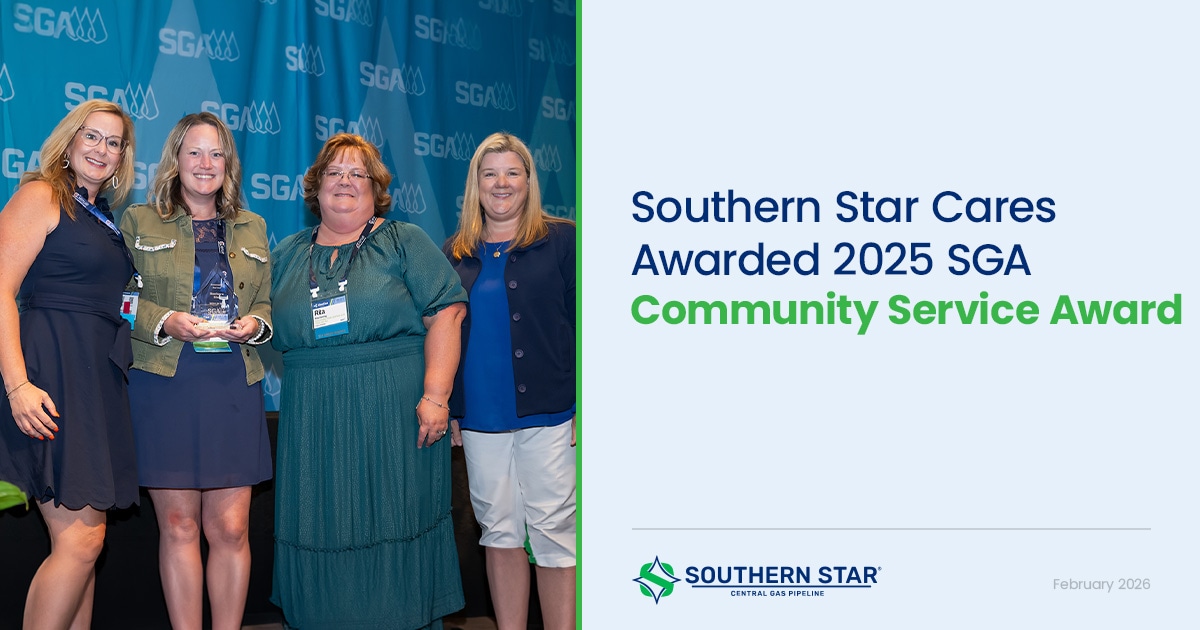 Southern Star Cares awarded 2025 SGA Community Service Award