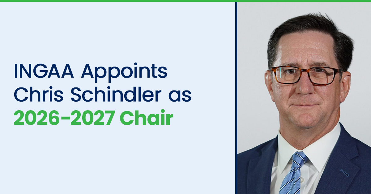 INGAA Board Selects Chris Schindler as 2026-2027 Chair
